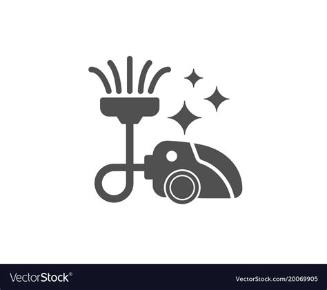 Vacuum Cleaner Simple Icon Cleaning Service Vector Image