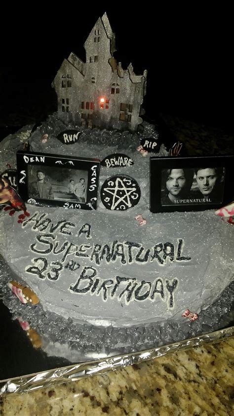 Pin By Sherry Alls On Supernatural Birthday Cake Supernatural