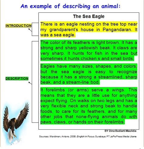 Learning English Easily Descriptive Text Animal