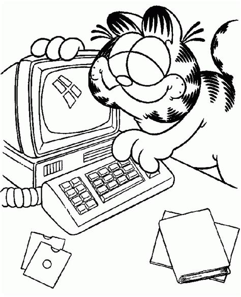 Computer Coloring Pages - Coloringpages1001.com