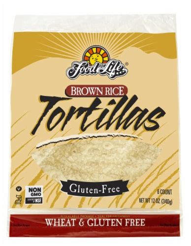 Food For Life Gluten Free Brown Rice Tortillas 6 Ct 12 Oz Frys