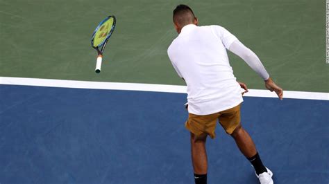 Nick Kyrgios Smashes Two Rackets And Curses At Umpire In Cincinnati
