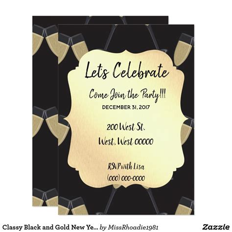 classy-black-and-gold-new-year-celebration-invitation-zazzle-com-new-year-celebration