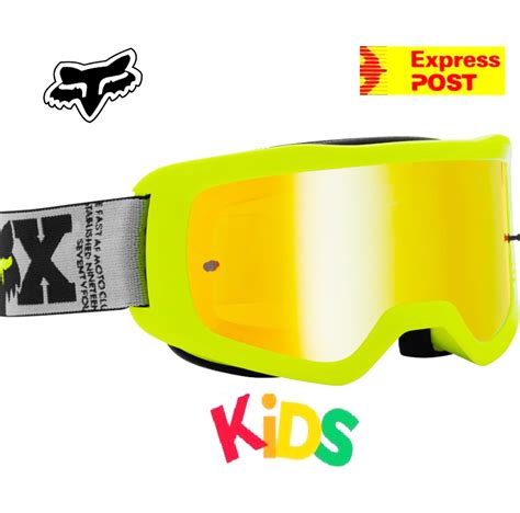 Fox Racing Youth Kids Main Illmatik Mx Dirt Bike Motocross Goggles
