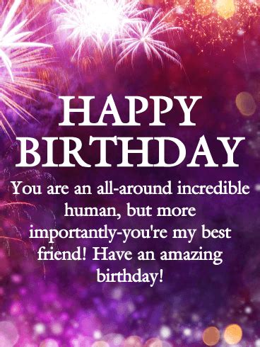 To an Incredible Friend - Happy Birthday Wishes Card | Birthday