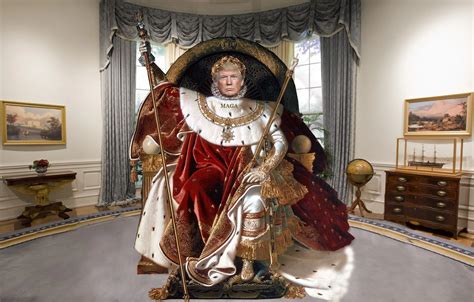 His Imperial Highness Supreme Serene Leader Donald Trump Assumes His