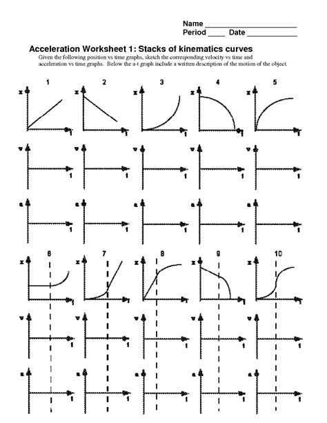 What's included in this product: 12 Best Images of Physics Unit 1 Worksheet 2 - 2 Drawing ...