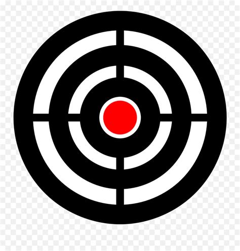 Target Bullseye Aim Arrow Gun Bullseye Target Transparent Background