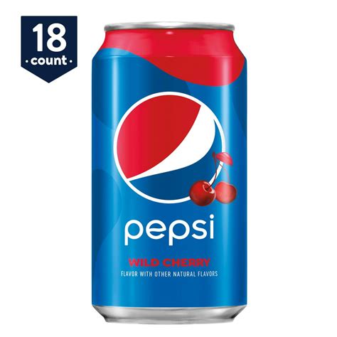 Pepsi Wild Cherry 12 Oz Cans 18 Count
