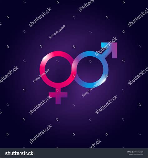 Gender Equality Concept Venus Mars Symbols Stock Vector Royalty Free