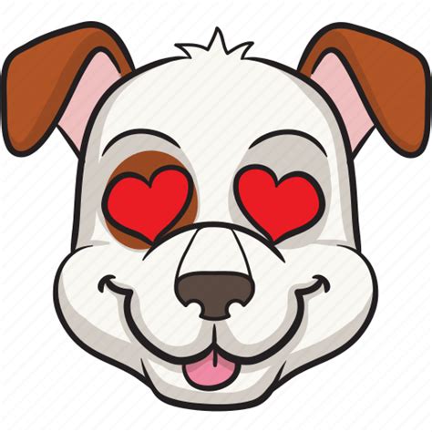 Cartoon Dog Emoji Emoticon Face Smiley Icon Download On Iconfinder