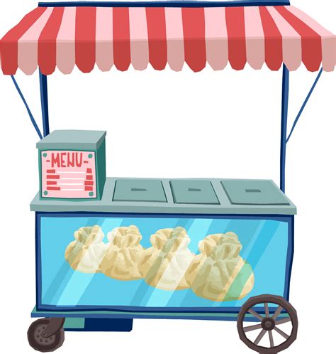 Street Food Cart Transparent Clipart Full Size Clipart 5487094