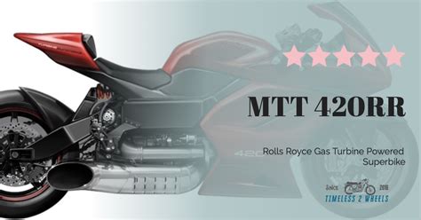 Mtt 420 Rr Rolls Royce Gas Turbine Powered Superbike