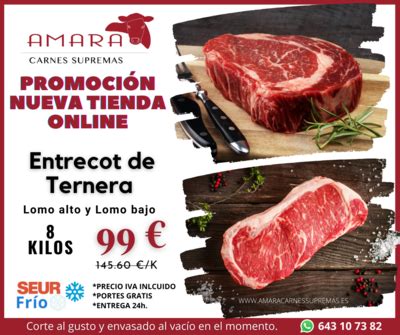 AMARA CARNES SUPREMAS Compra Online De La Mejor Ternera Gallega