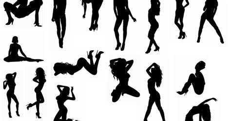 Digitalfil Sexy Woman Svg Cut Files Silhouette Clipart Vinyl Files