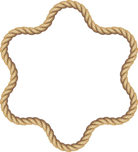 Brown Rope Frame Banner 19053819 Png