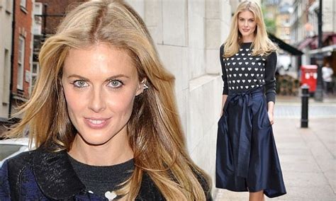 Donna Air Is Glamorous In Blue Jumper And Skirt At Beulah Lunch Daily Mail Online