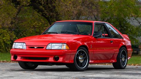 Svt Mustang Cobra R The Ultimate Version Of The Fox Body