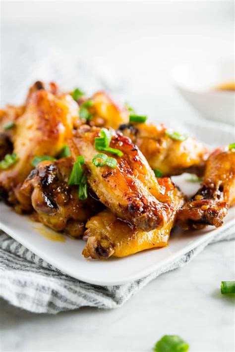Put wings in a rectangular baking pan and cook in the oven at 350 degrees f until nicely browned and getting crisp. Baked Honey Garlic Chicken Wings - Gluten-Free and Dairy-Free