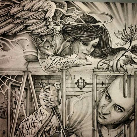 Prison Drawings Chicano Drawings Tattoo Art Drawings