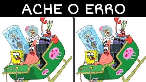 Ache Os 7 Erros No Bob Esponja Jogo Dos 7 Erros Pt2 Youtube