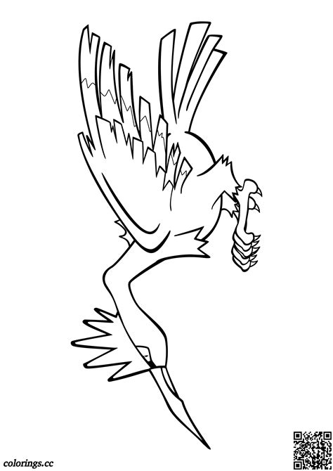 Fearow Pokemon 022 Pokemon Coloring Coloring Pages Horse Coloring