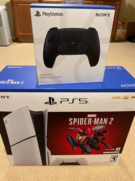 Playstation 5 Slim Console Marvels Spider Man 2 Bundle Extra Ps5