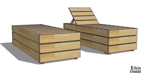 Outdoor Diy Lounge Chair With Storage Forallyourrealestateneeds