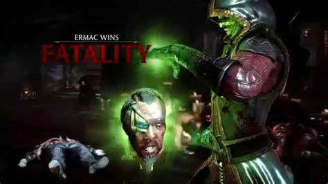 Mortal Kombat X Ermac Head Out Fatality Youtube