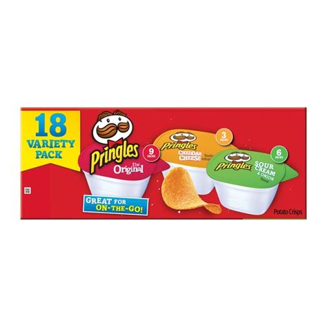 Pringles Potato Crisps Variety Pack 067 Oz Instacart