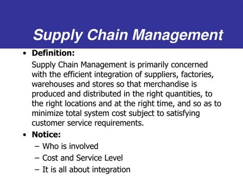 Ppt Supply Chain Management E Supply Powerpoint Presentation Id My