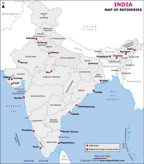 On The Map Of India Mark Any Petroleum Producing Areas In