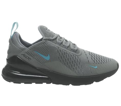 Nike Air Max 270 Trainers Cool Grey Blue Fury Black Sneaker Herren
