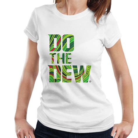 Mountain Dew Do The Dew Slogan Womens T Shirt Fruugo Us