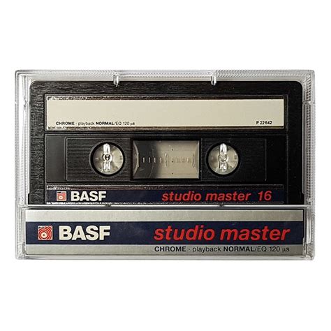 Basf Studio Master C16 Chrome Blank Audio Cassette Tapes Retro