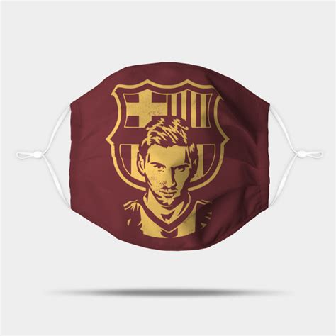 Messi Fc Barcelona Football Fc Barcelona Mask Teepublic