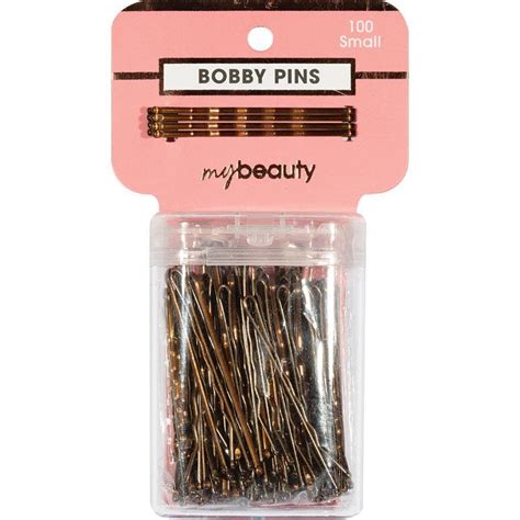 Buy My Beauty Hair Small Bobby Pins 100 Pack Brown Online At Chemist