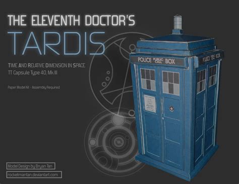 Doctor Who The Doctors Tardis Papercraft By Rocketmantan On Deviantart
