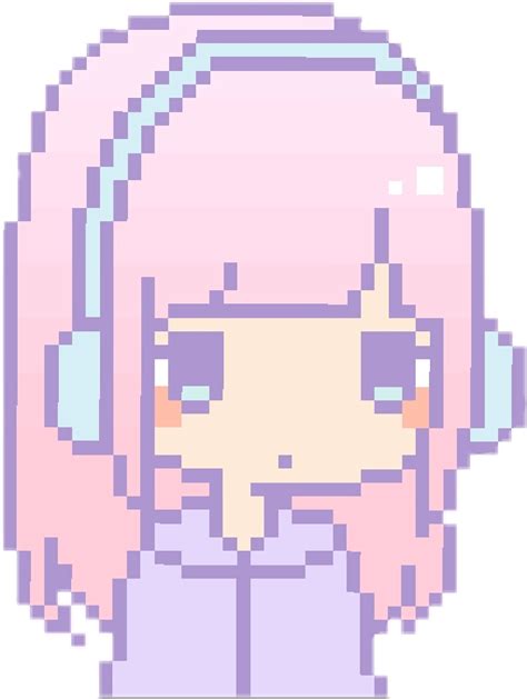 Kawaii Pixel Anime Girl