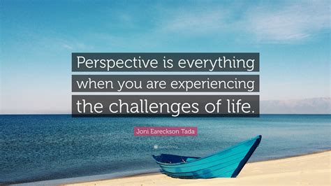 Joni Eareckson Tada Quote Perspective Is Everything When You Are
