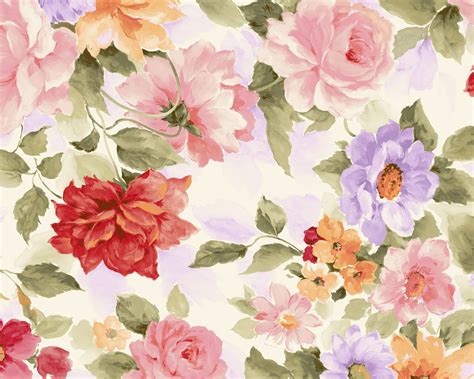 Free Download Download Classic Floral Vintage Design Wallpaper