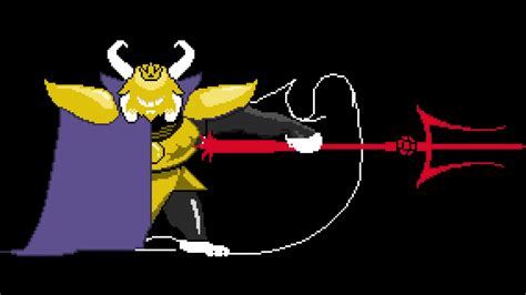 Undertale Colored Sprite Mod Teaser The Making Of Asgore Youtube