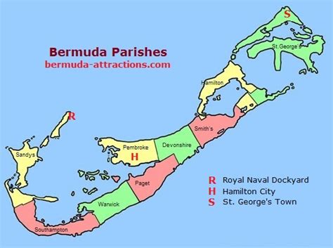 Bermuda Parish Map