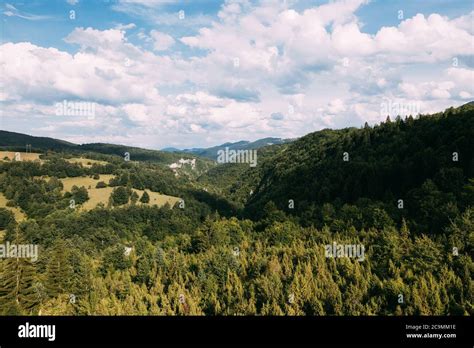 View Of A Beautiful Landscape Of Zlatibor Mountain Range In Serbia