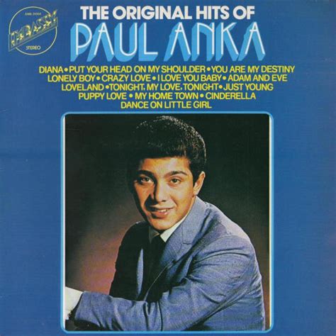 The Original Hits Of Paul Anka By Paul Anka 1975 Lp Embassy Cdandlp Ref 2401738799