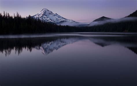 Download Wallpaper 3840x2400 Mountain Snow Lake Reflection