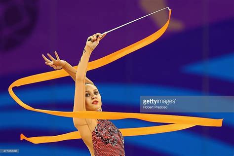 Team Bulgaria Compete In The Gymnastics Rhythmic Group All Round