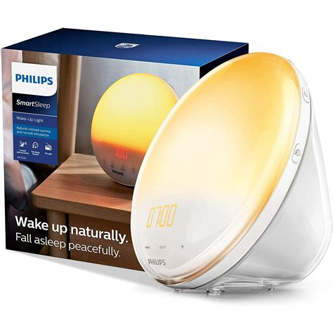 Philips Hf3520 Wake Up Light With Colored Sunrise Simulation White