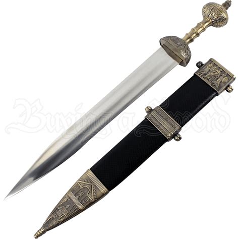 Roman Gladius Sword With Ornate Scabbard Np L 820 Bk By Medieval