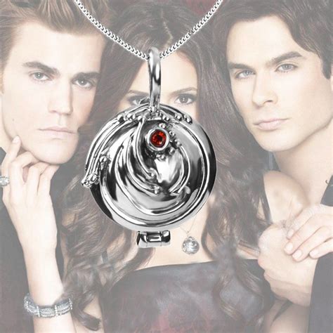 Dropshipping The Vampire Diaries Necklace Elena Vervain 925 Steling